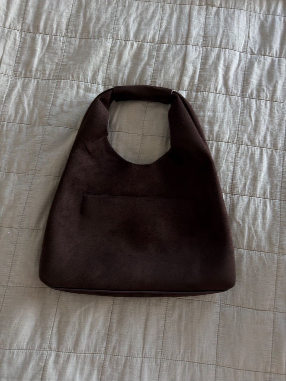 Banana Republic Brown Faux Suede Shoulder Bag - Picture 3 of 4